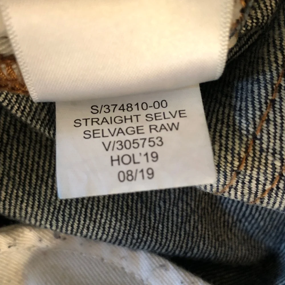 Gap Men's Japanese Raw Selvedge Denim Jeans 33x30 - Picture 16 of 16